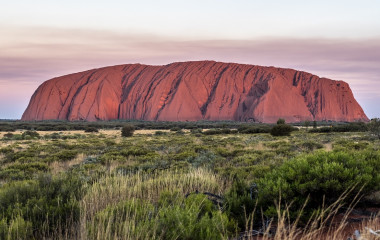 Uluru at sunset