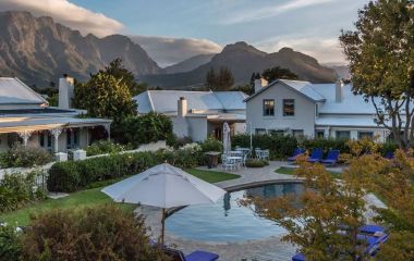 Außenansicht des Le Quartier Francais in Winelands, Südafrika