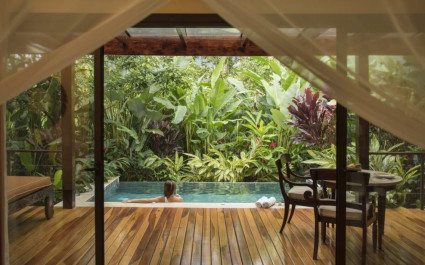 Privat pool at Nayara Springs Hotel in Arenal, Costa Rica