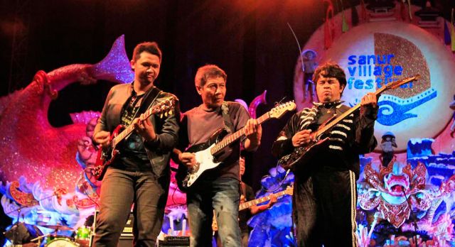 Musikprogramm in Sanur Village Festival im August, Indonesien