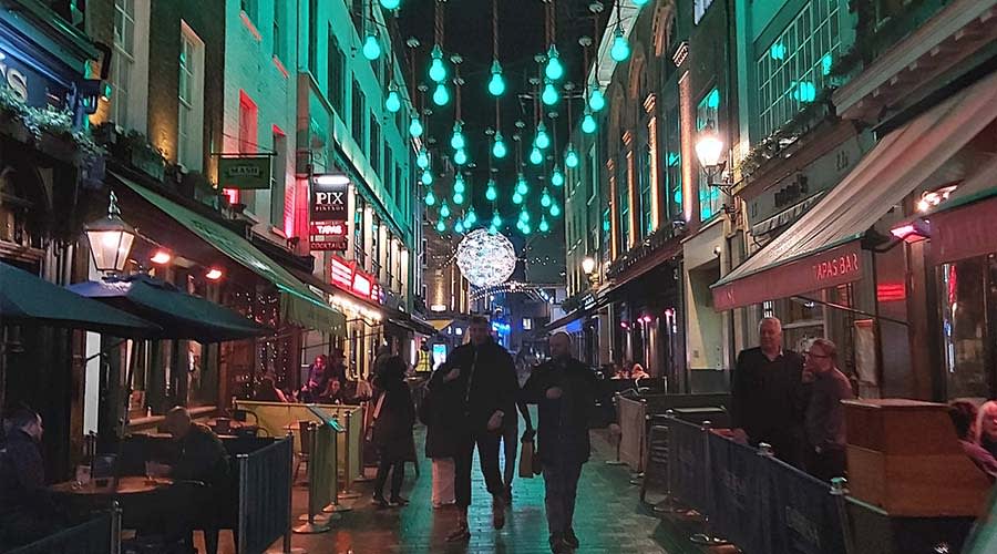 Carnaby Street in Soho, London