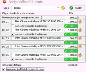 Bridge 5 dents 1 psffg5 - Eugenol