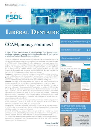 Libe ral dentaire juin 2014 utj68o - Eugenol