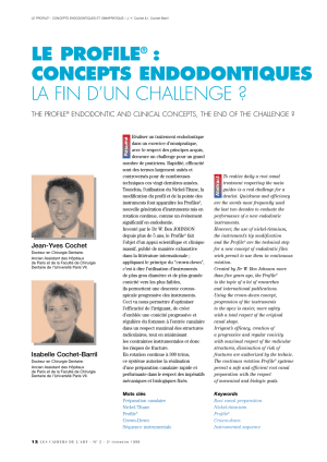 Profile cahiers adf skicqa - Eugenol