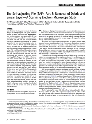 Safremoval debris and smear layers 2  vvekes - Eugenol
