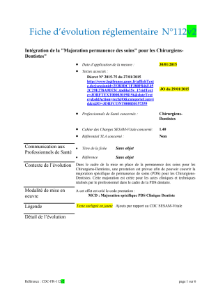  majoration permanence des soins miikha - Eugenol