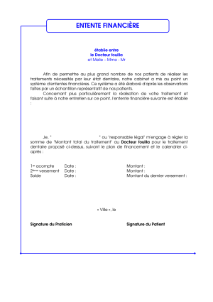 Entente financi re lubgx3 - Eugenol