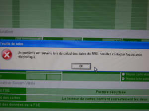 Message erreur f2fzx8 - Eugenol