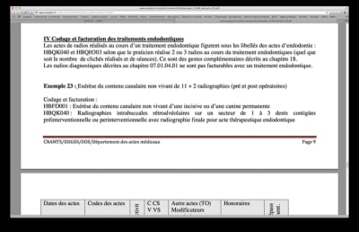 Codes associations 01 c55ppa - Eugenol