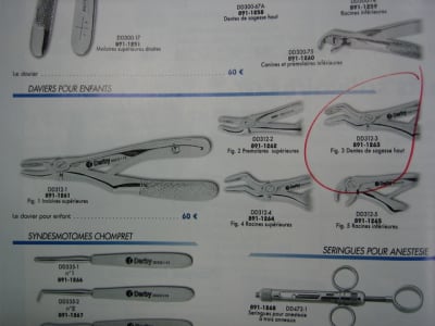 Davier lcrpyp - Eugenol