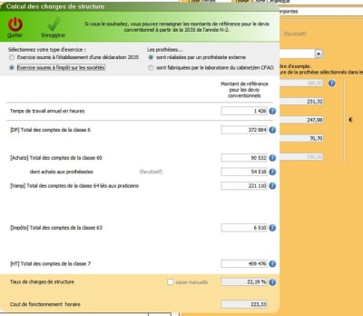 Calcul  charge ojuytl - Eugenol