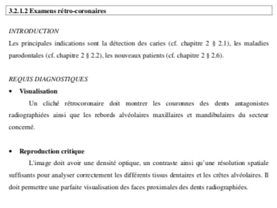 Retrocoronaire ptddcw - Eugenol