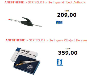 Seringues b4c22n - Eugenol