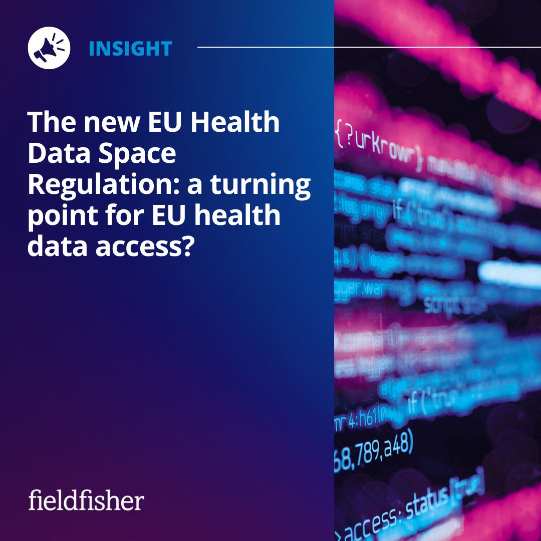 The new EU Heath Data Space Regulation: a turning point for EU health ...