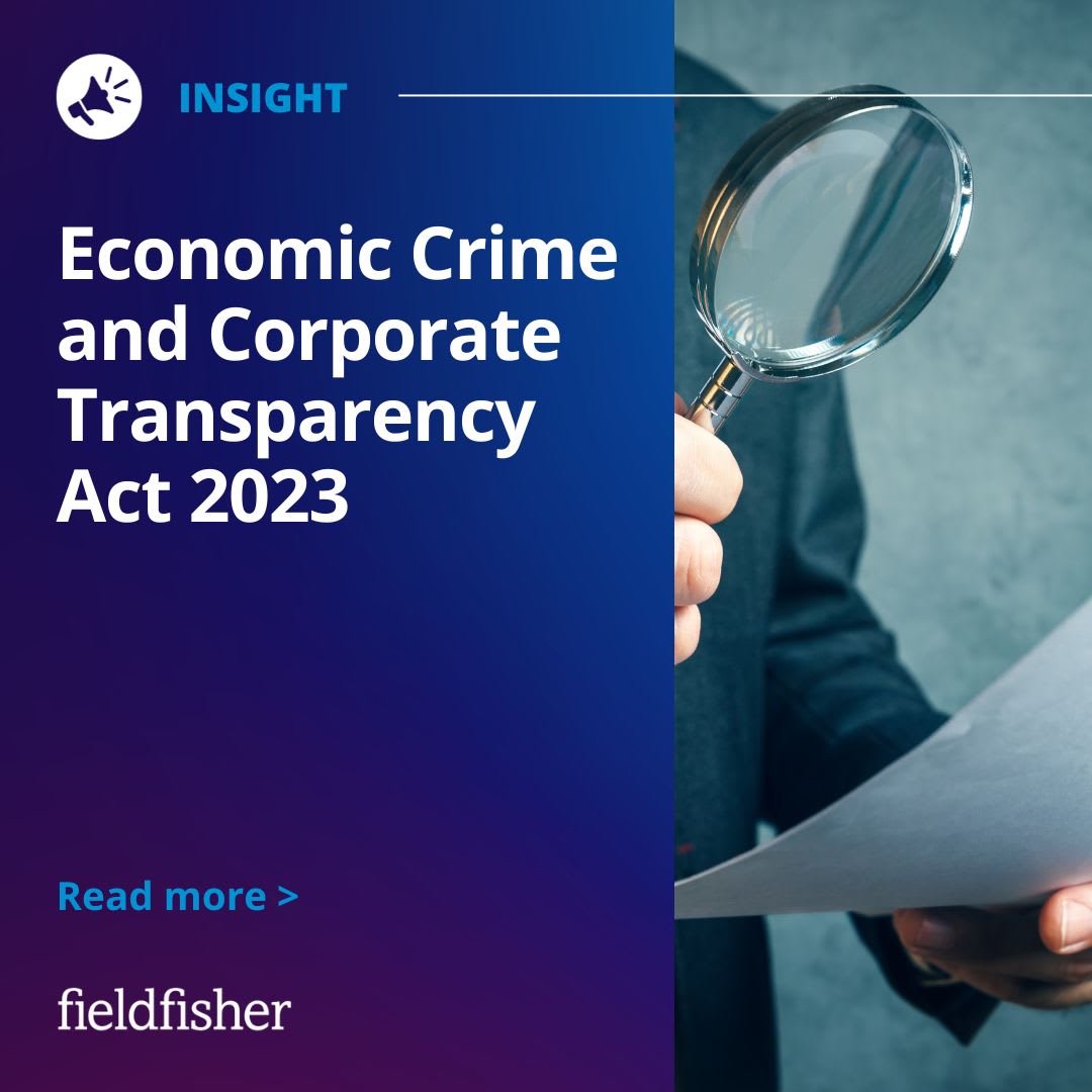 Economic Crime and Corporate Transparency Act 2023 New wave of risk