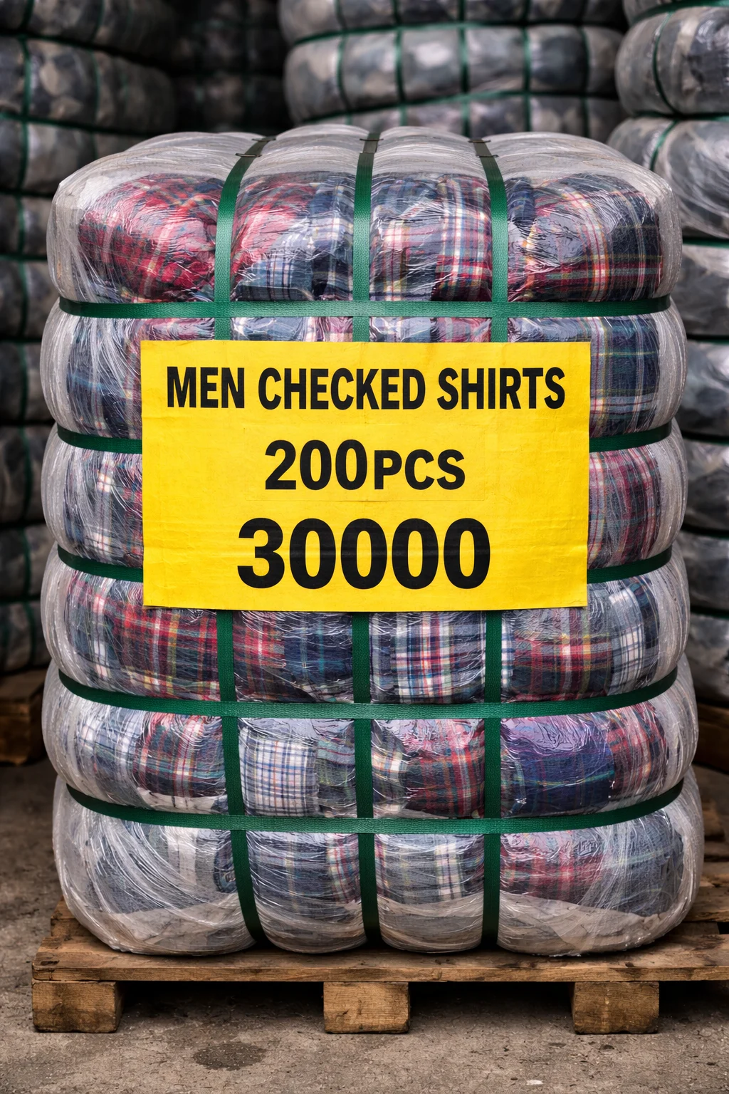 Men Checked Shirts 200pcs