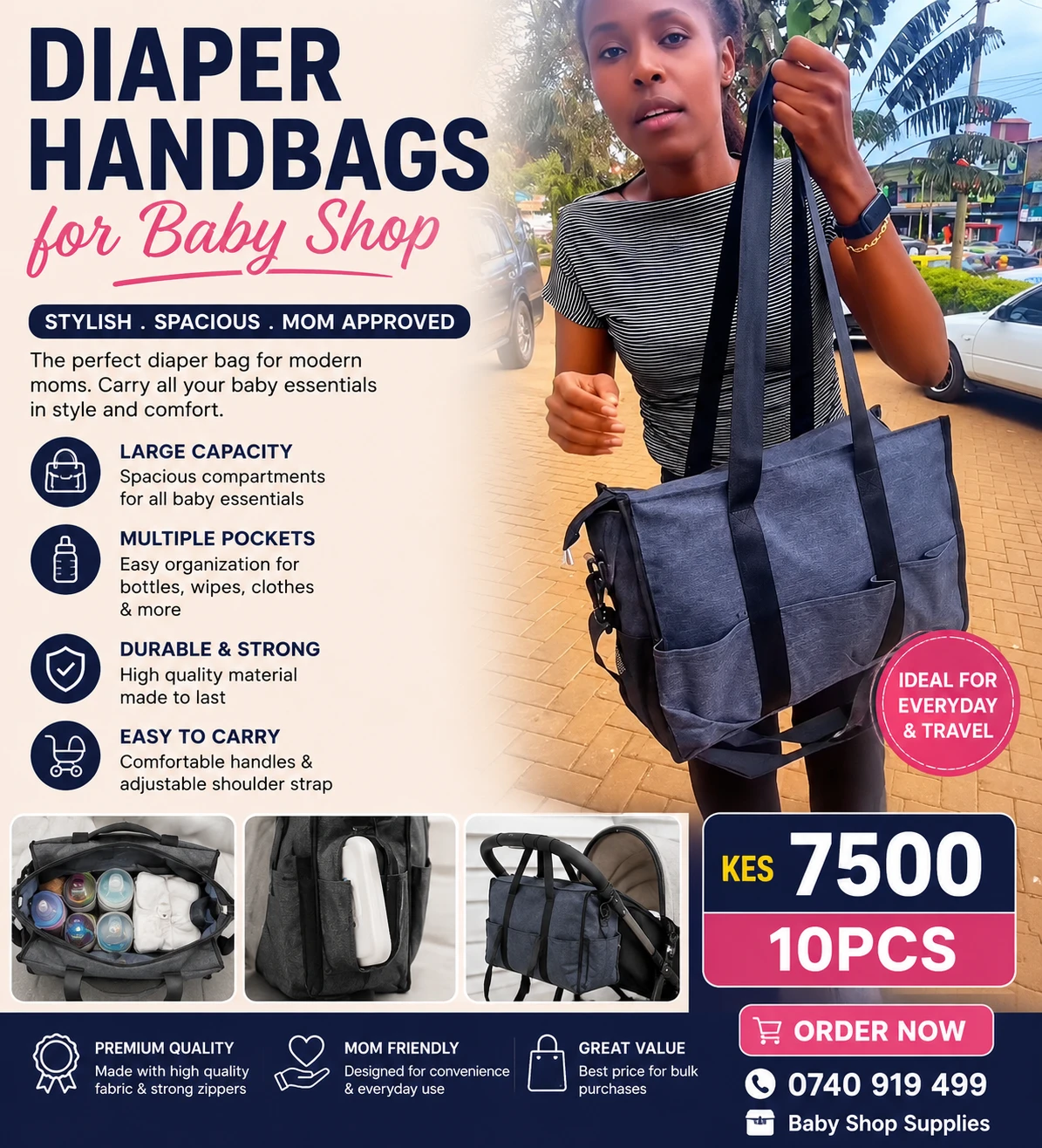 Diaper handbags for baby shop 7500 10pcs