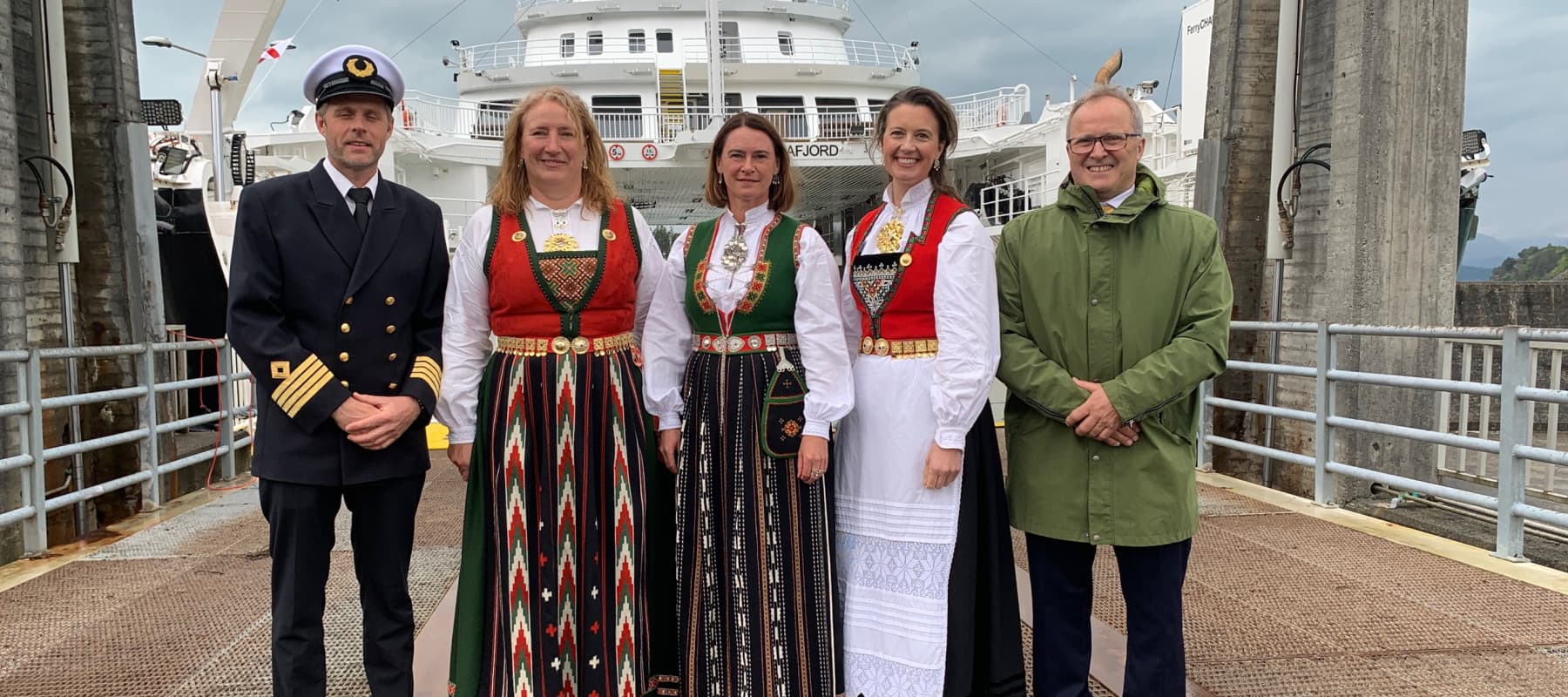 MF Hillefjord, MF Sildafjord og MF Florøy er døypt