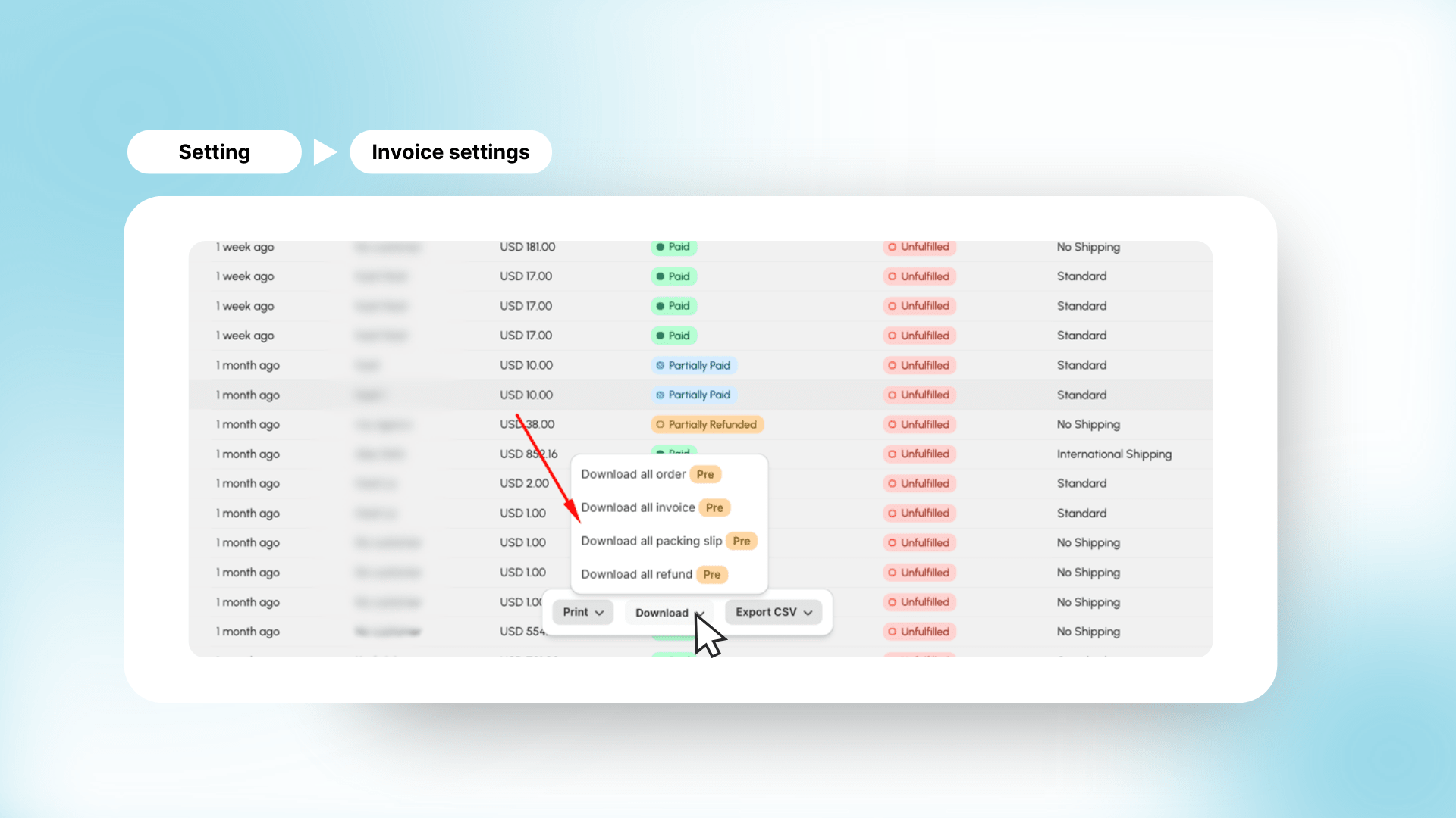 Fordeer PDF Invoice New Features Release 2024