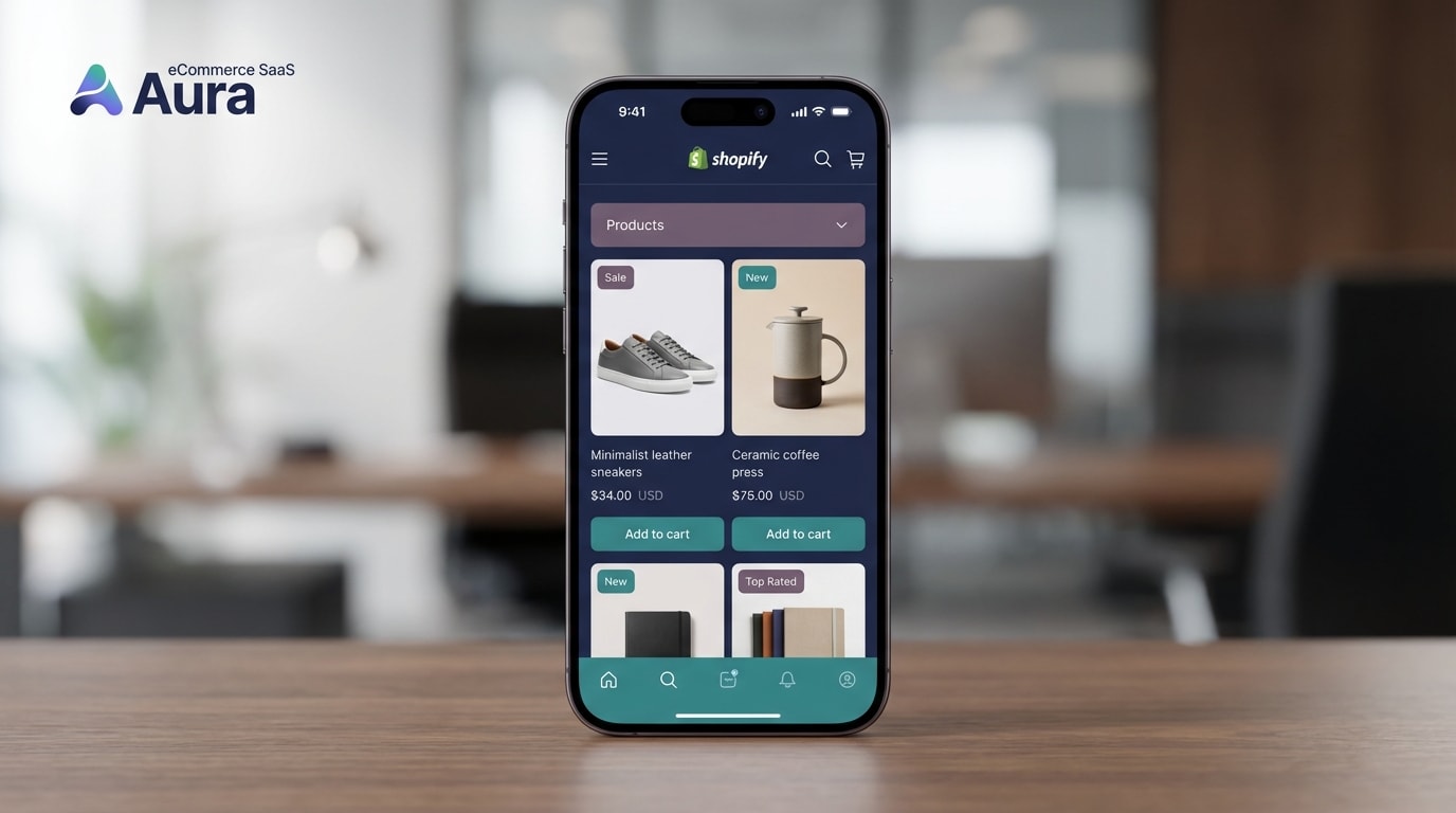 Mobile view of a Shopify store showing perfectly scaled product badges that don't cover the item