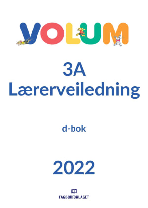 Volum 3A Lærerveiledning, d-bok