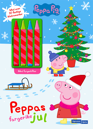 Peppa Gris: Peppas fargerike jul