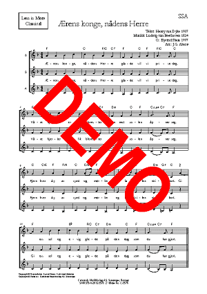 Ærens konge, nådens Herre - SAA (digital)