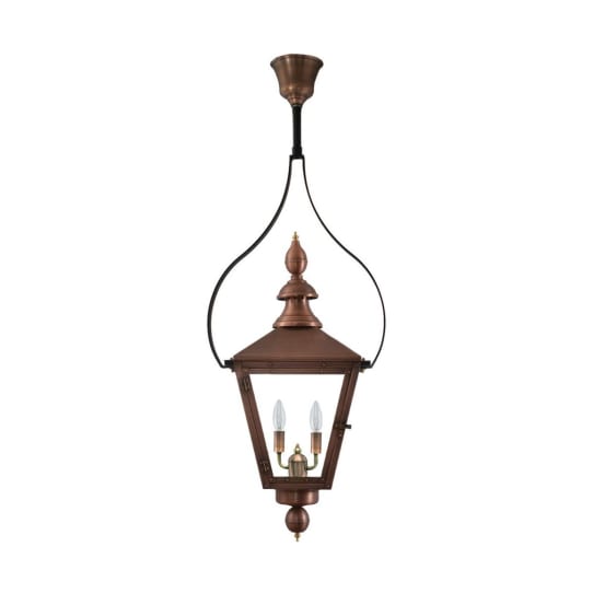 Charleston Half Yoke Gas Copper Lantern by Primo