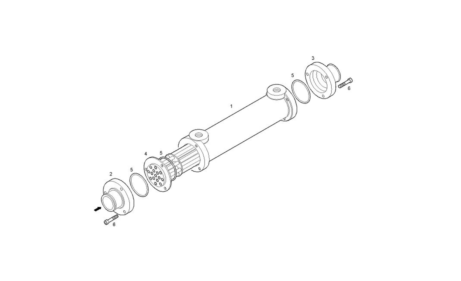 REVERSER WATER HEAT EXCHANGER