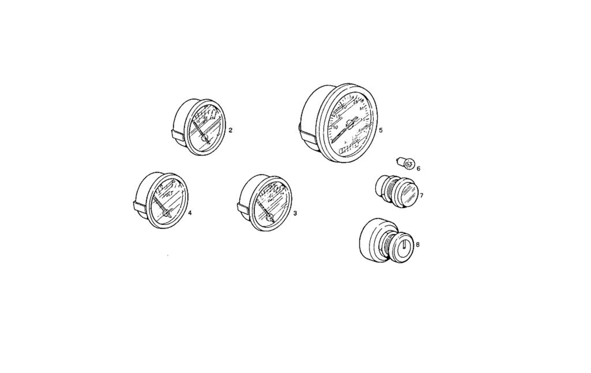 SIMPLE INSTRUMENTS KIT - 12V - BORLETTI