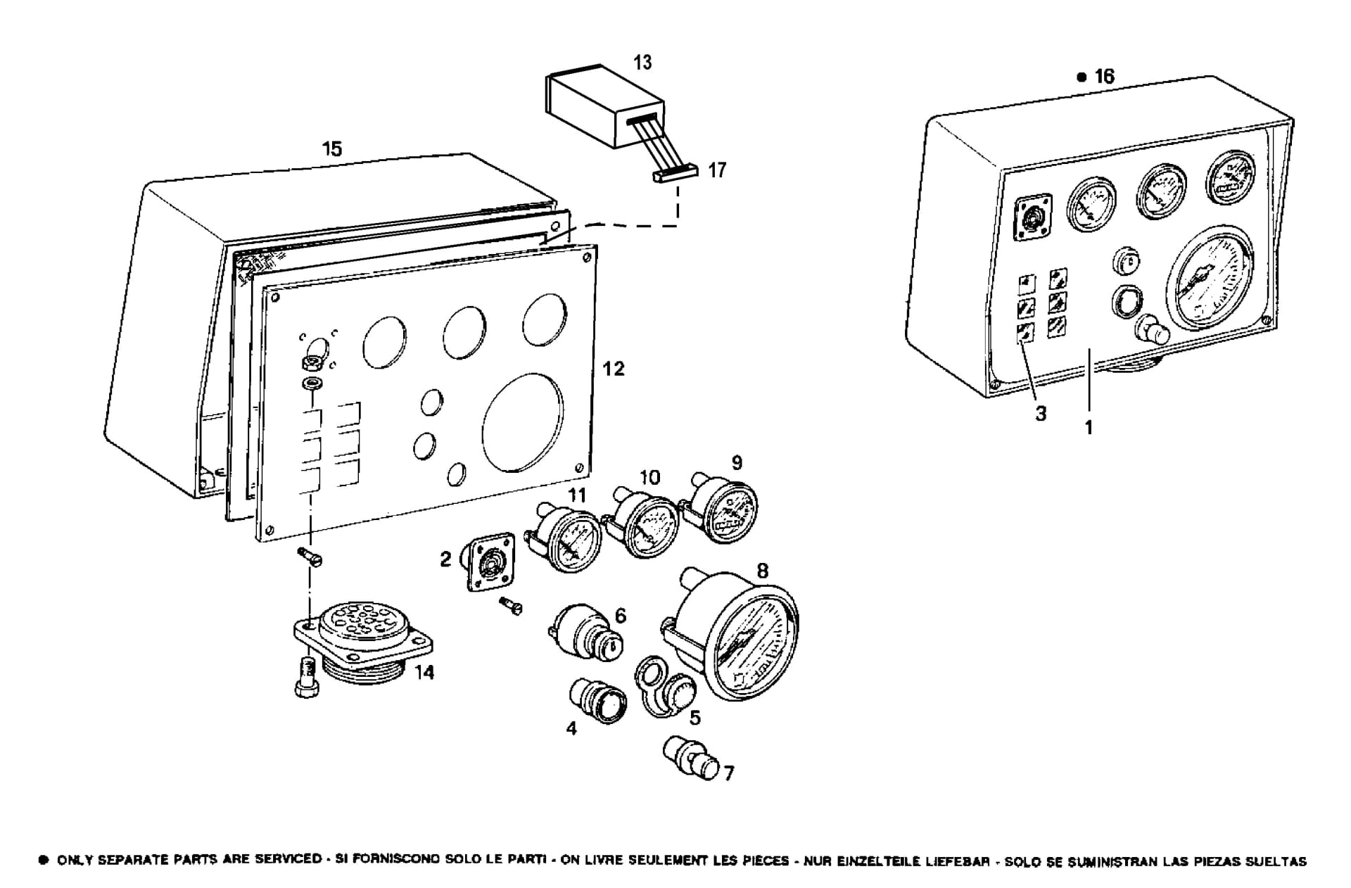 DASH PANEL - 12V - VDO