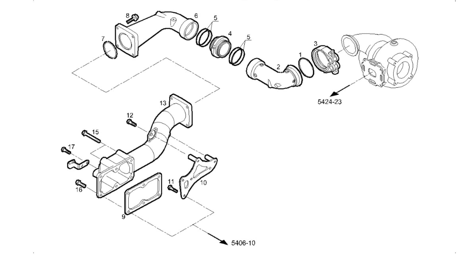 EXIT AIR PIPE