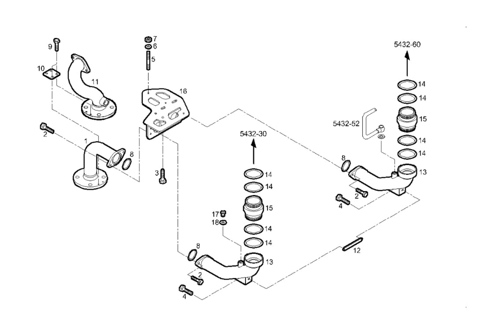 HEAD WATER EXIT PIPE