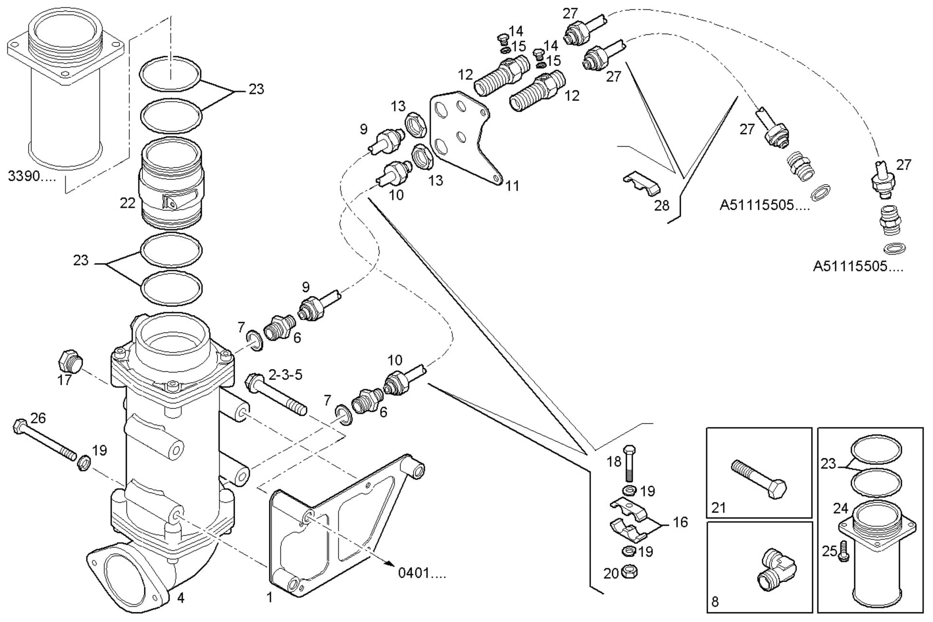 MARINE GEAR ZF-MPM IRM 280-1