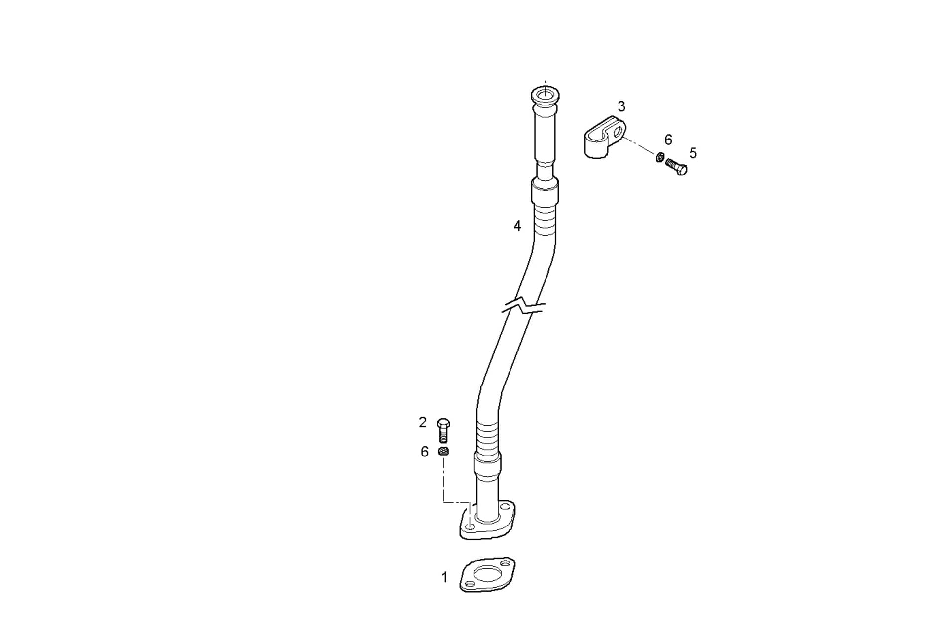 OIL DIPSTICK PIPE