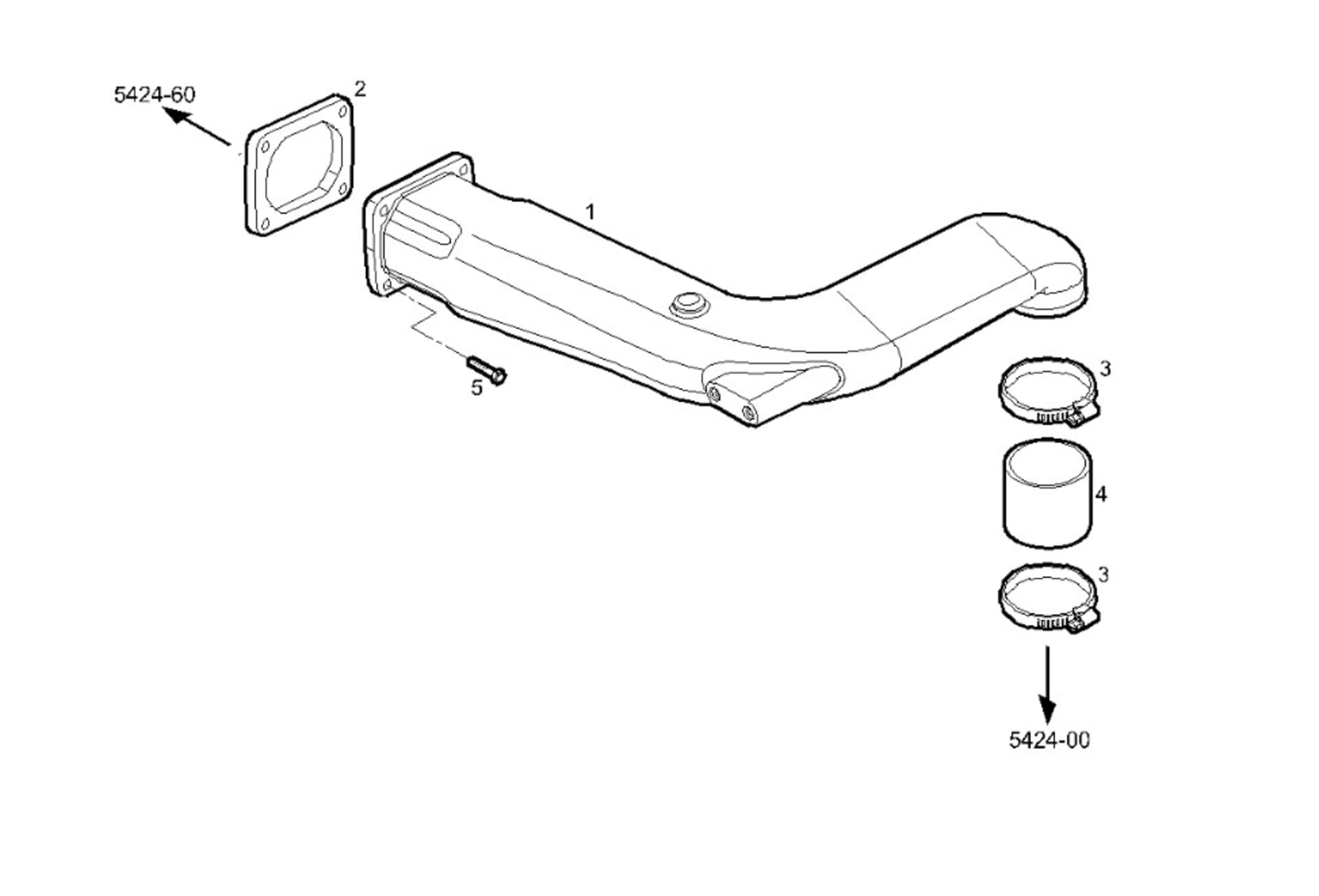 EXIT AIR PIPE