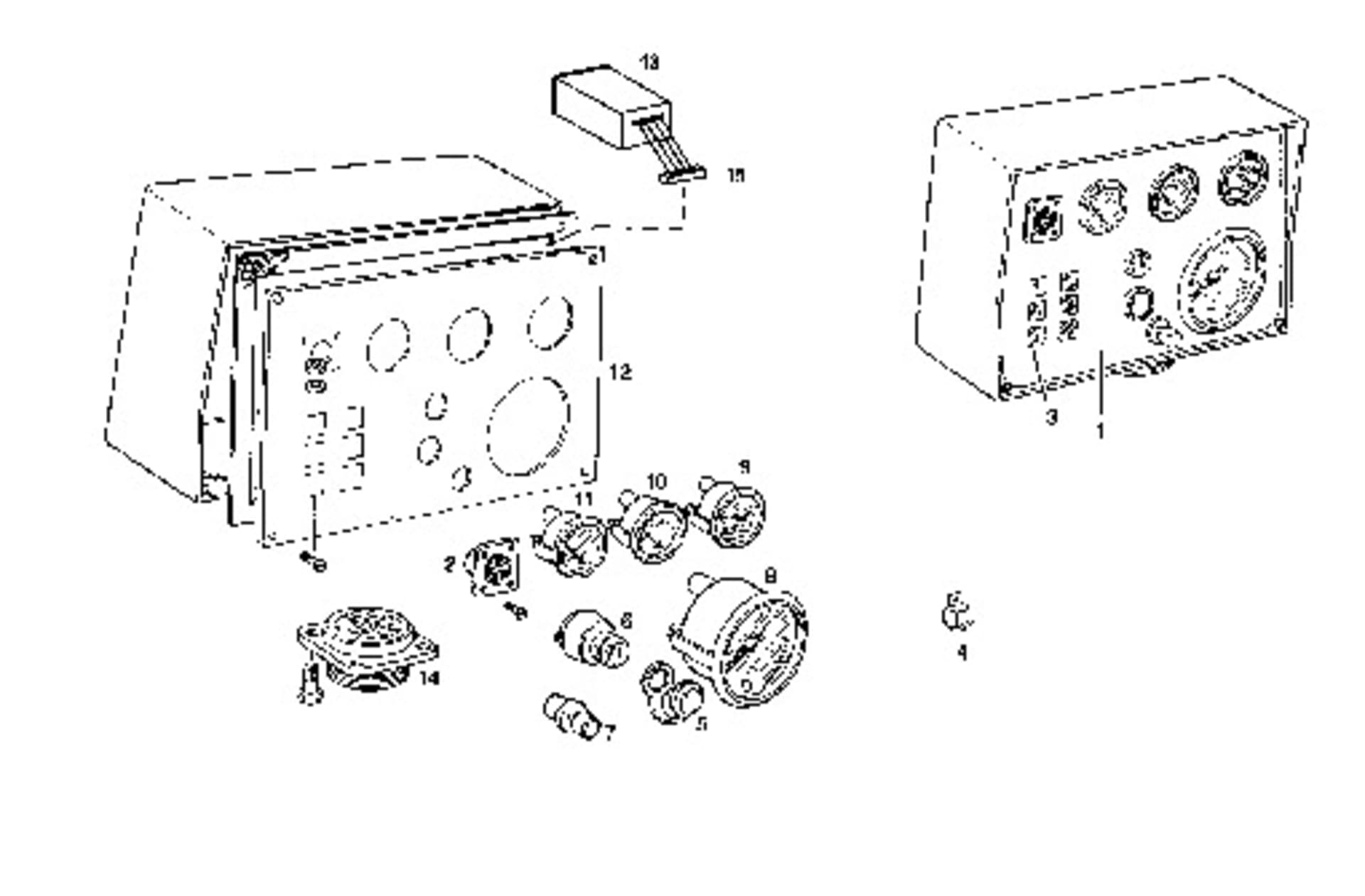 ELECTRIC INSTRUMENTS PANEL
