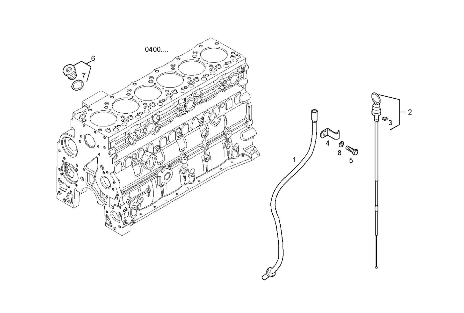 OIL DIPSTICK & FILLER PIPE
