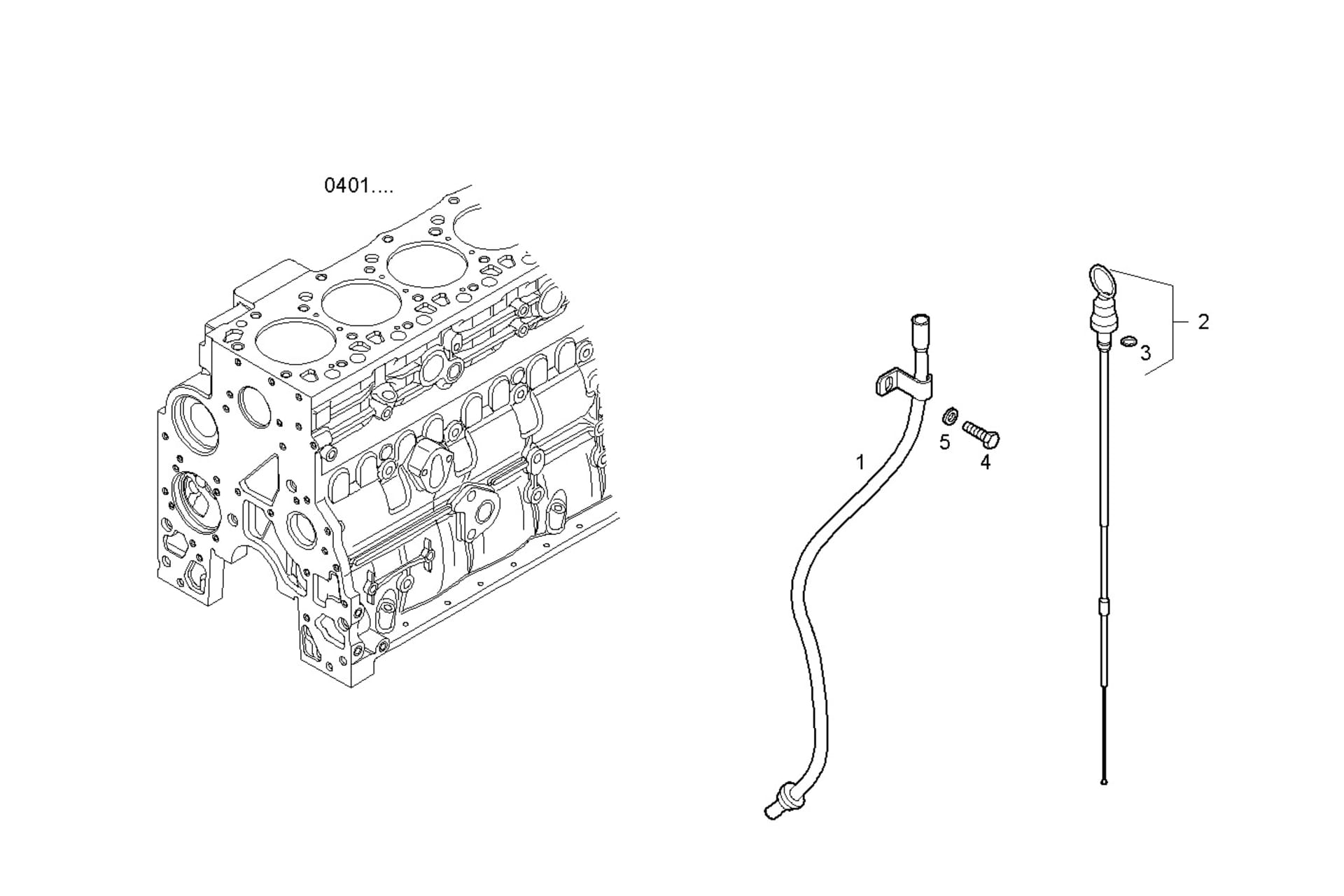 OIL DIPSTICK & FILLER PIPE
