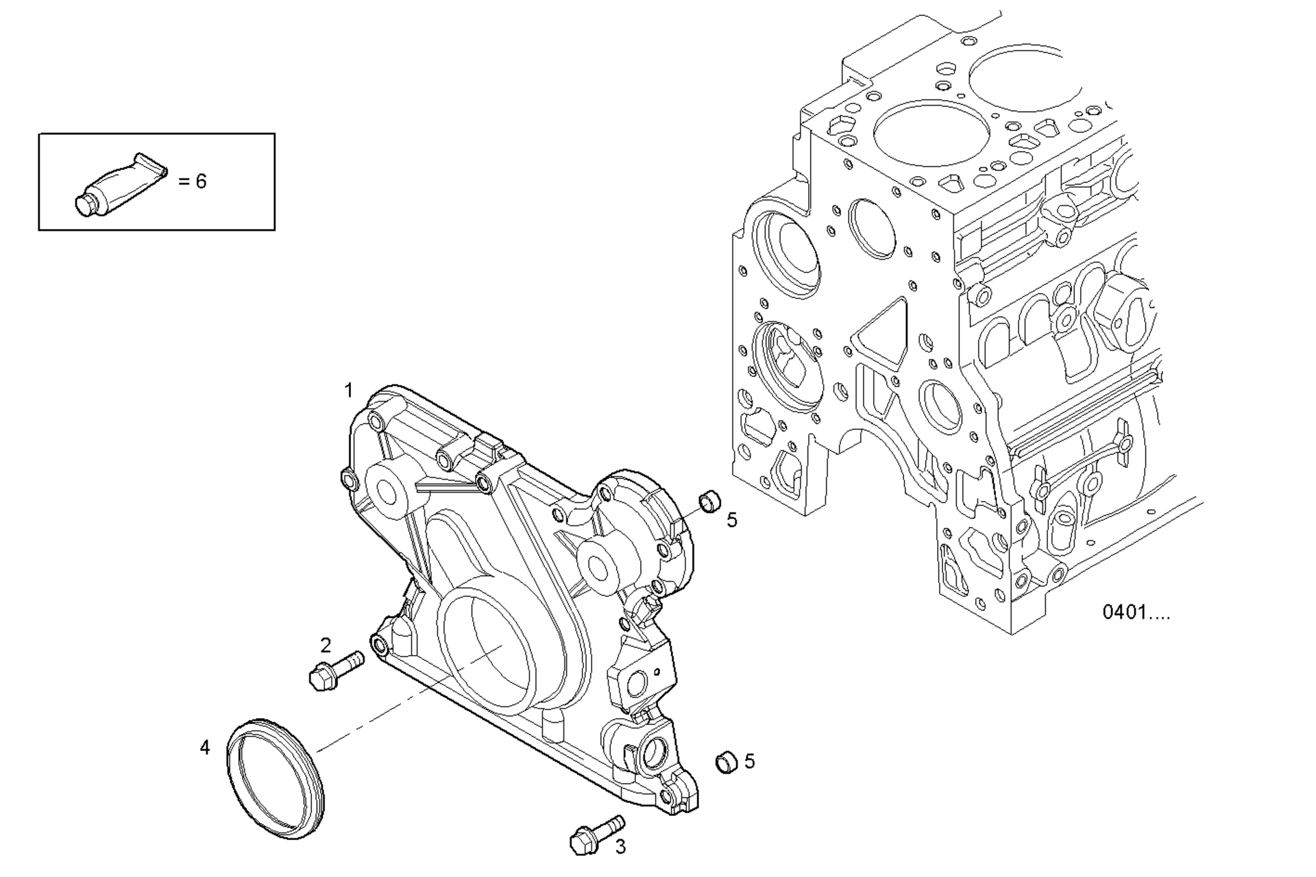FRONT CRANKCASE COVER