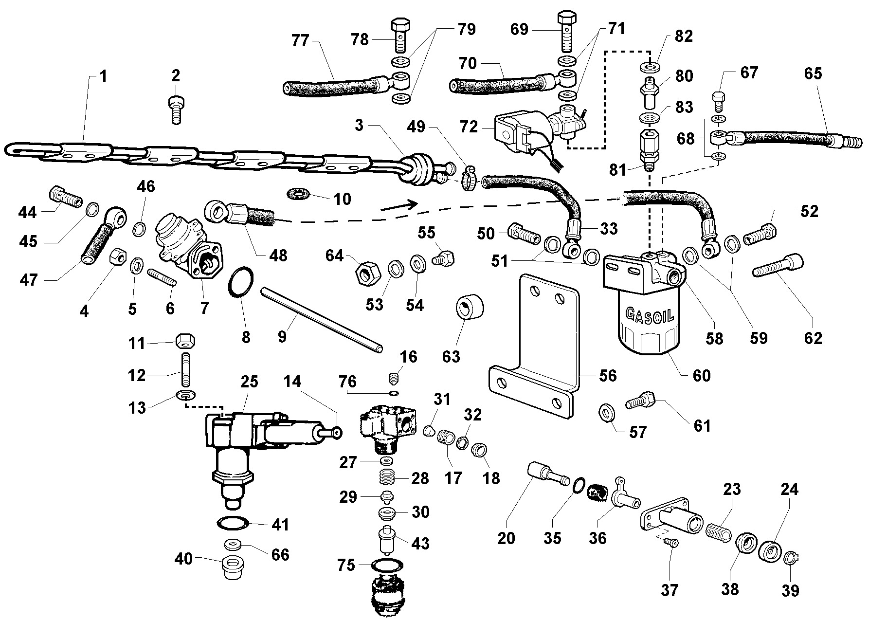 Lombardini | Diesel system | LDW 1404 M | Frydenbø Industri