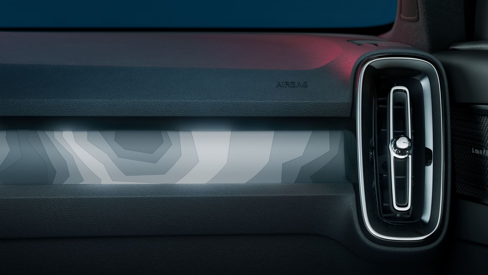 Volvo C40 interiør detaljer