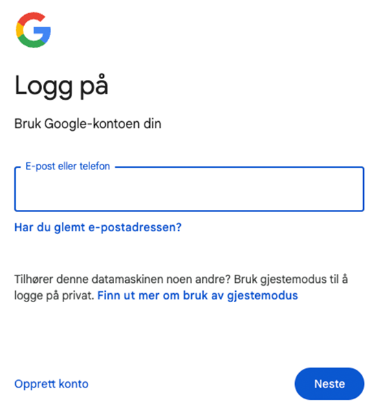Google i Volvo Frydenbø Bilsenter