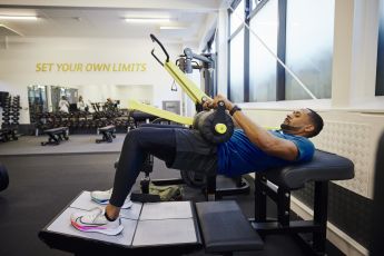 Hip Thrust in the Strength and Conditioning Gym at Lee Valley Athletics Centre