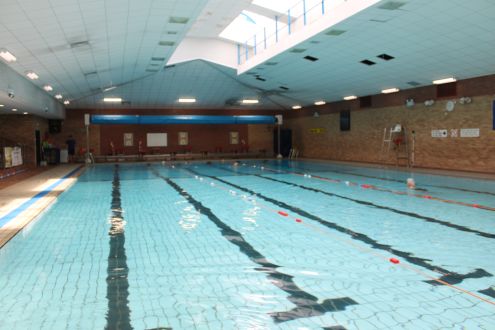 An image of the main pool at Copeland Pool & Fitness Centre