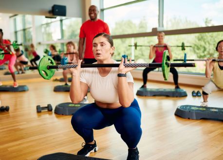 class lifting weights
