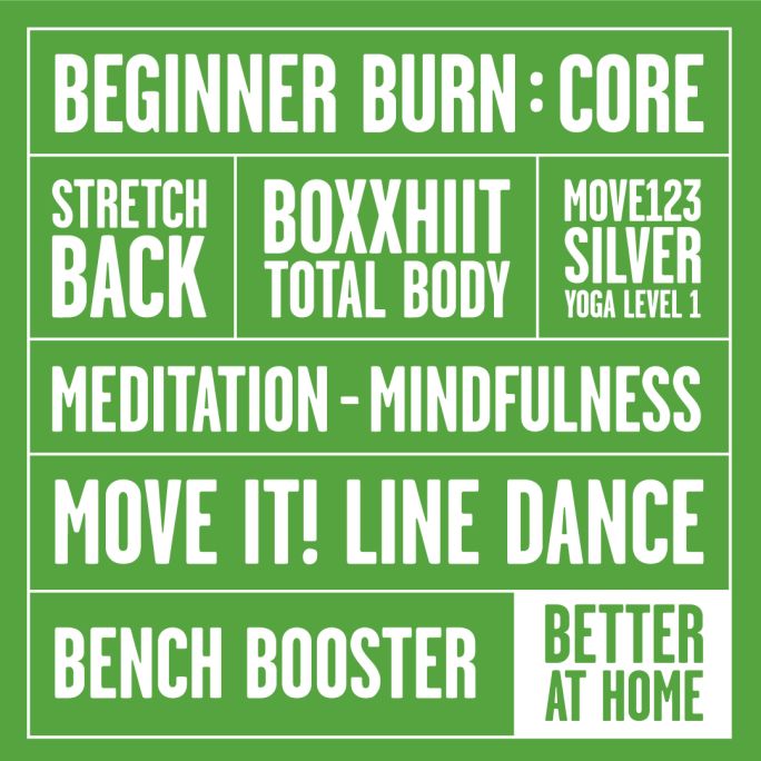 Some of the classes available through the Better Home