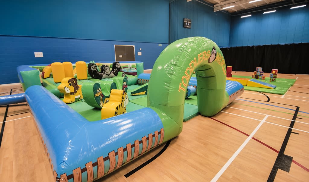 Toddlers World set up at York Hall Leisure Centre