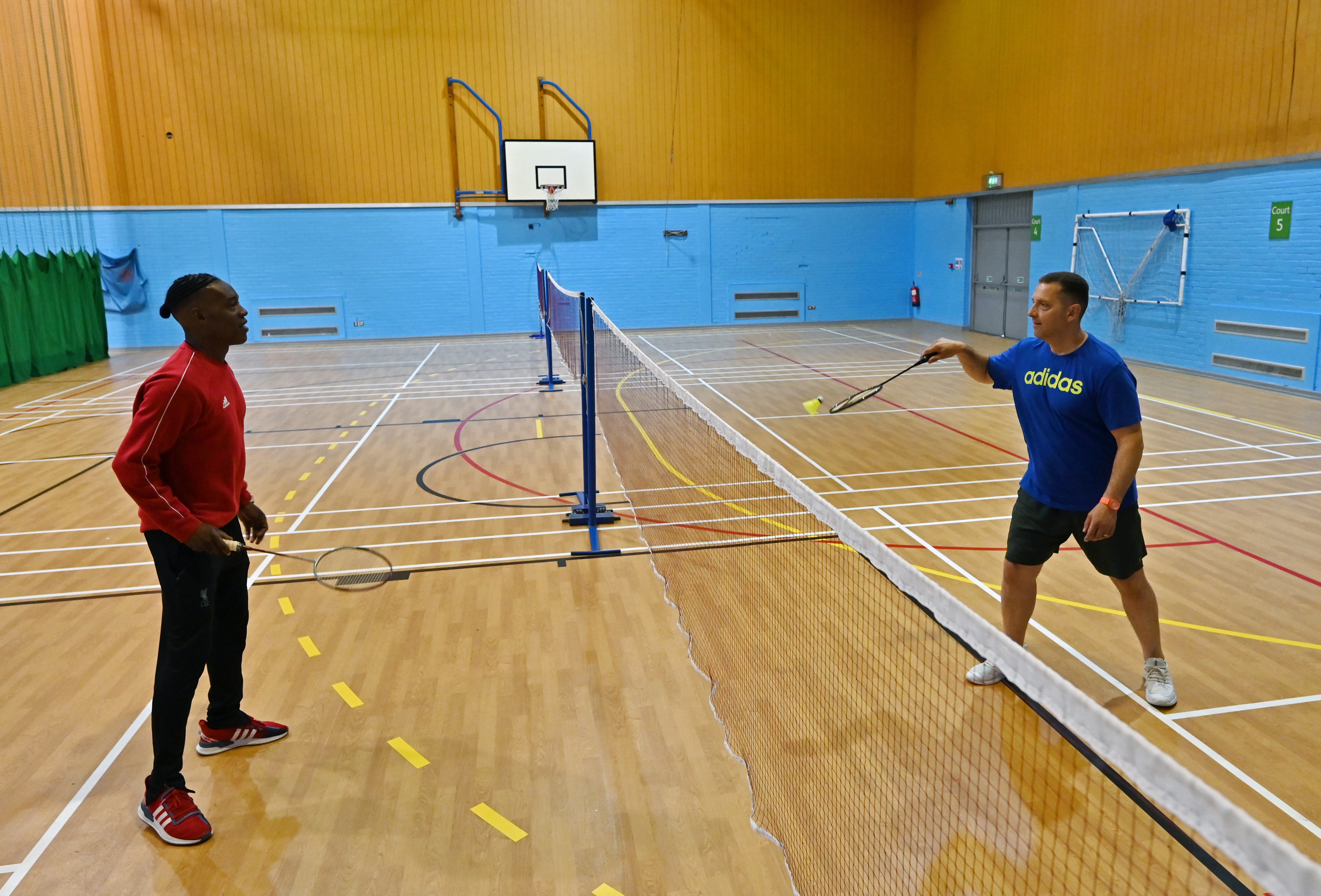 sports badminton court