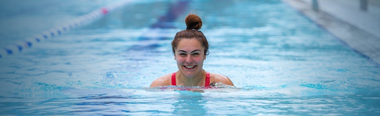 Girl swimming Girl swimming